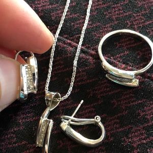 Jewelry set, real stones